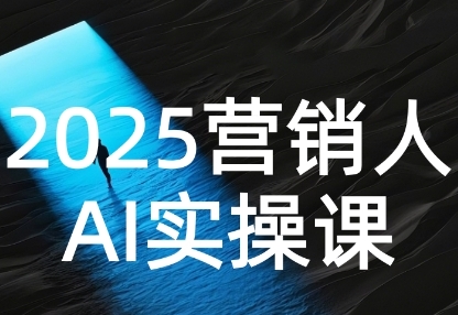 图片[1]-2025营销人Al实操课，AI营销抢跑实战，从Prompt到方案，效率碾压同行